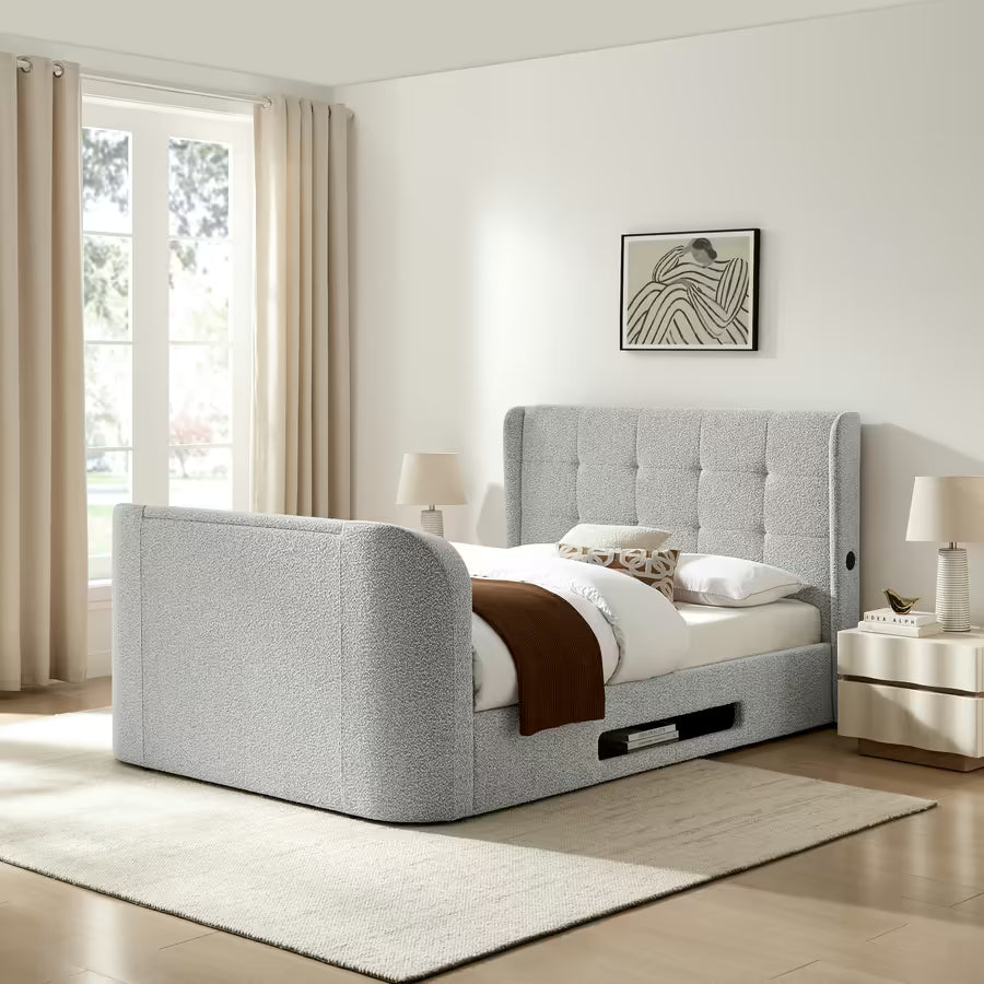TV bed for small rooms: Big comfort, small footprint