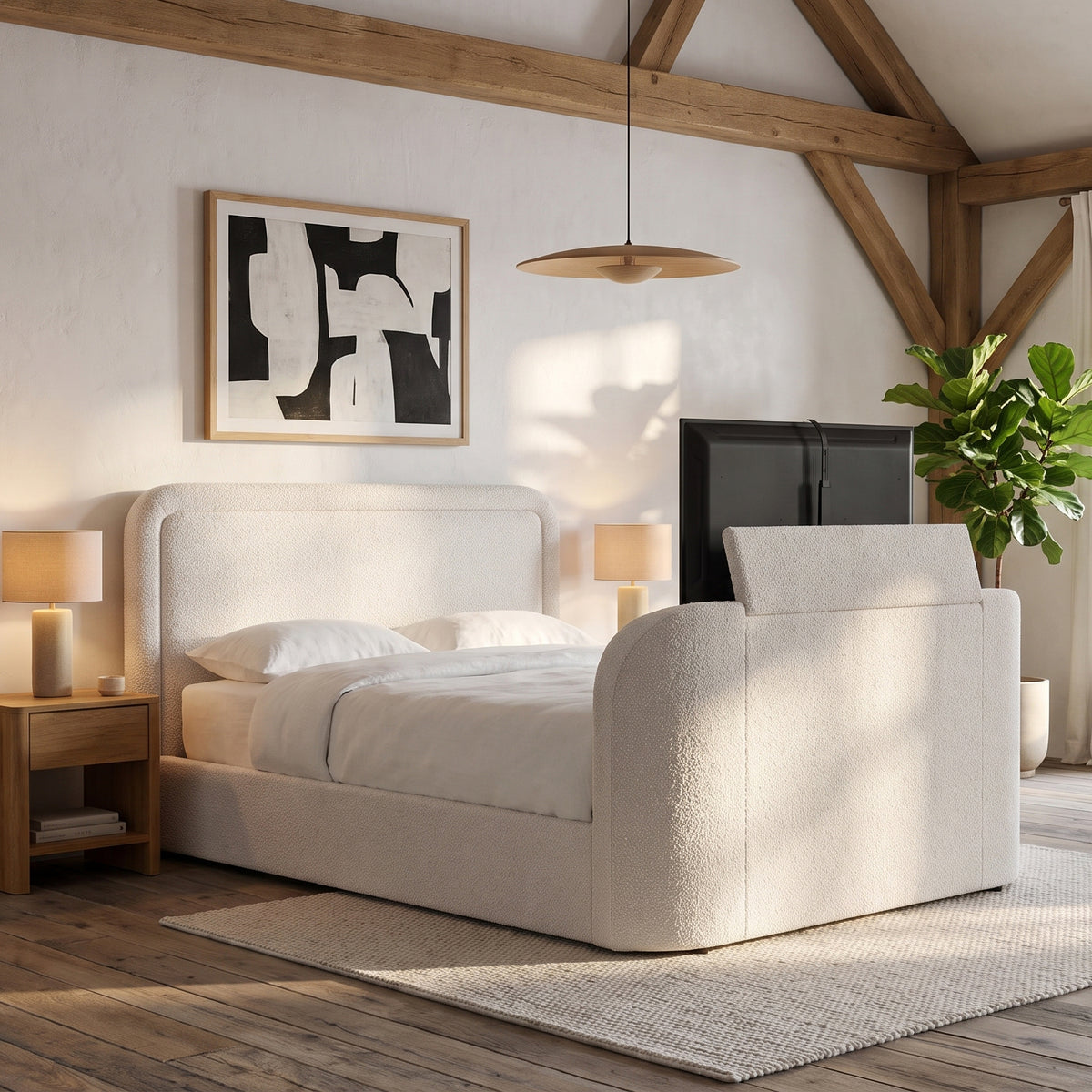 Tuba Ottoman TV bed