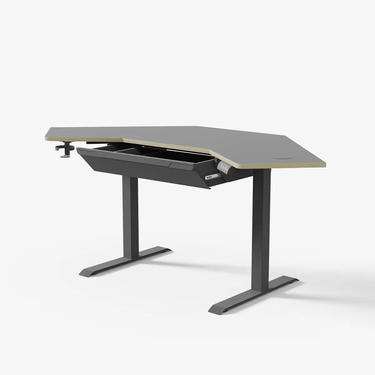 Corner desk with storage – The smart solution for home offices