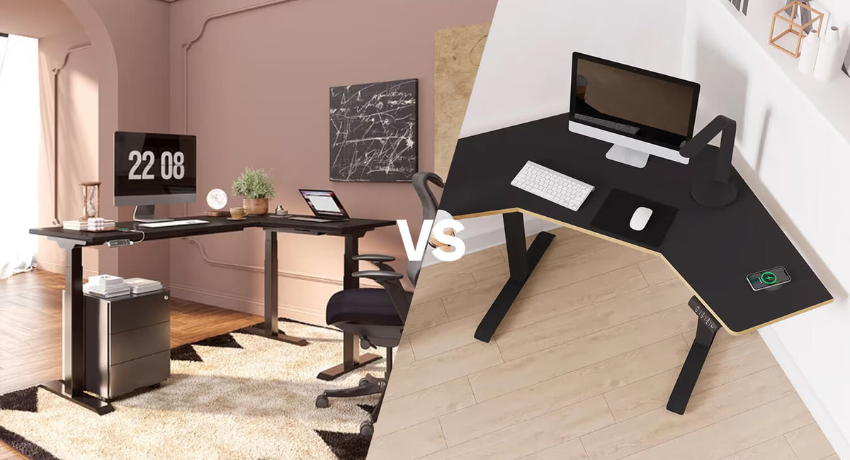 FlexiSpot E7L Premium Corner Desk vs. Koble Gino Smart Desk