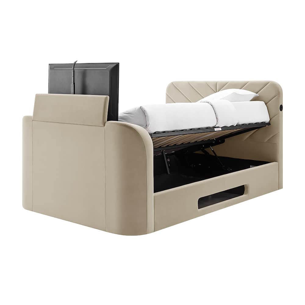 TV bed with storage: the dream combo for small spaces