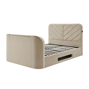 Chevron Smart TV Bed