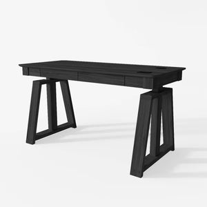 Nora height adjustable desk in black